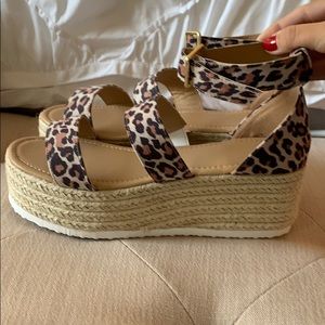 COPY - Cheetah Platform Wedges